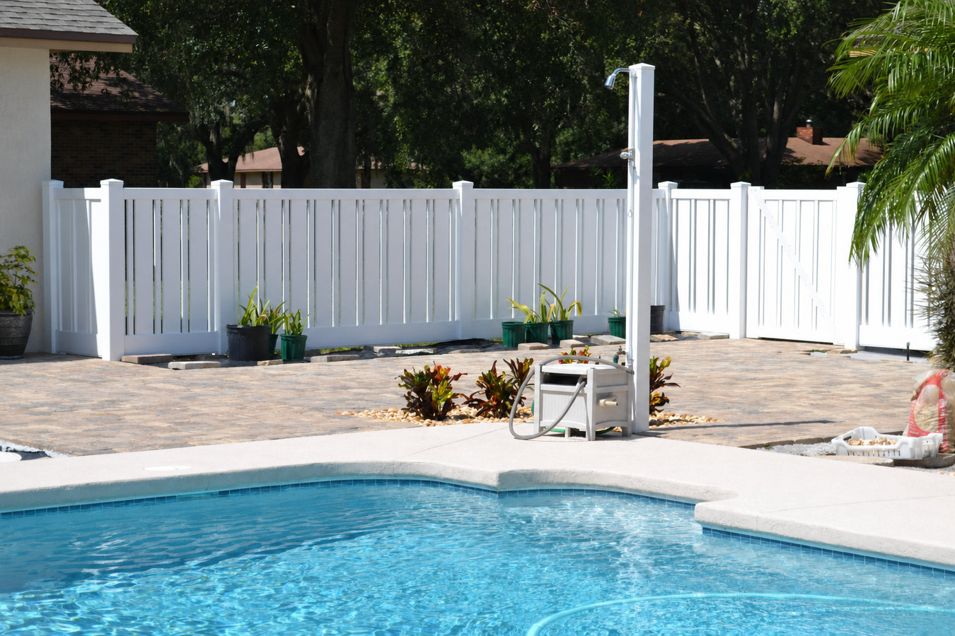 Pool fence installation